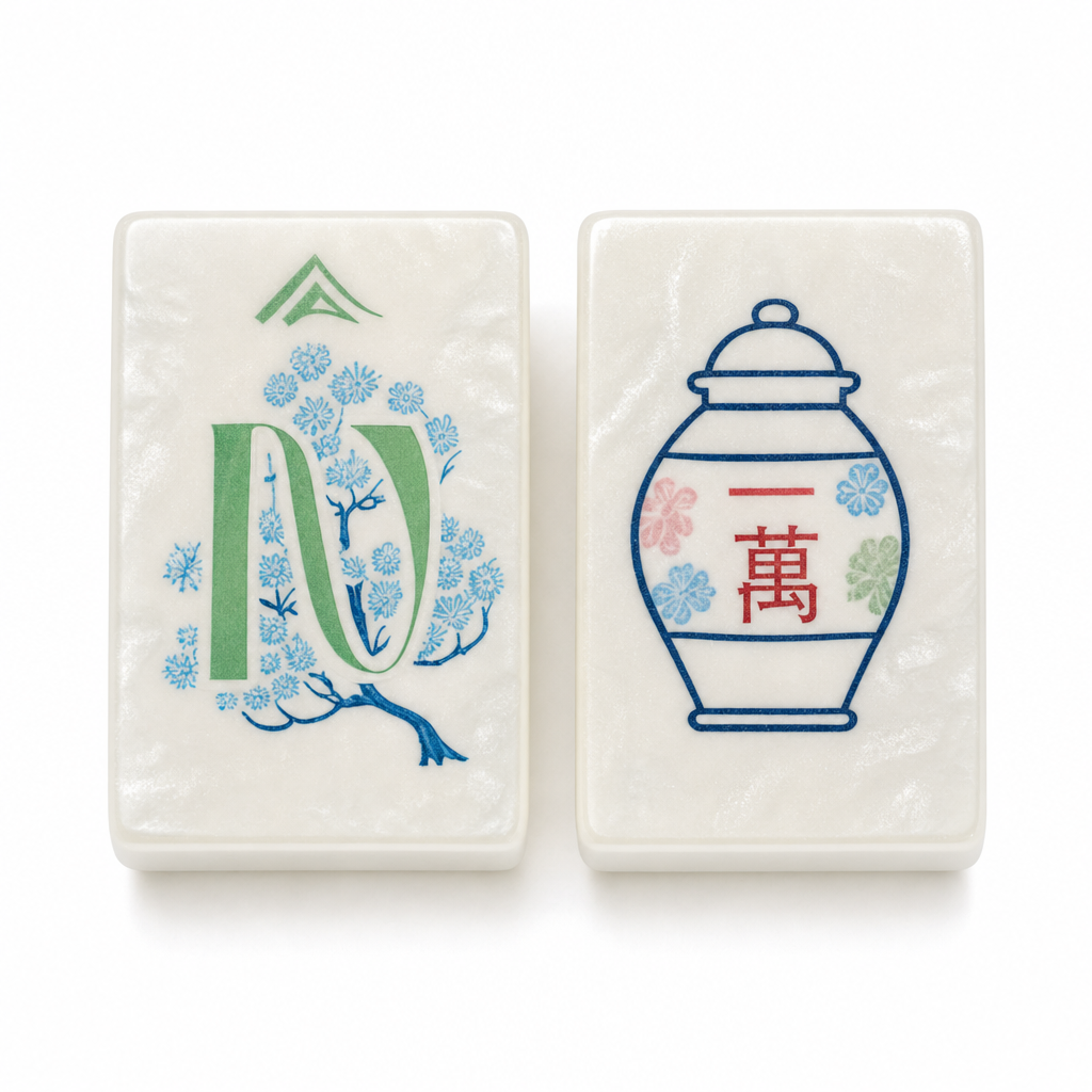 Resin Mahjong Tiles