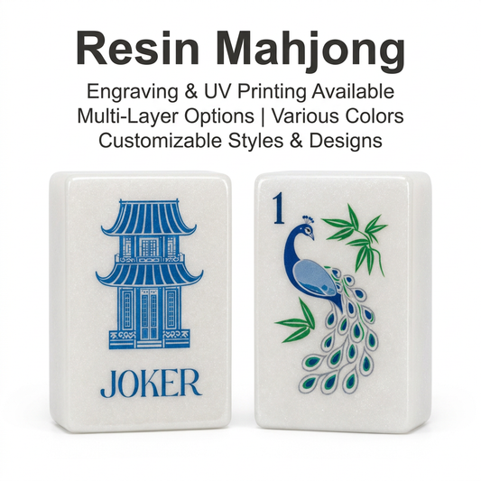 Resin Mahjong Tiles