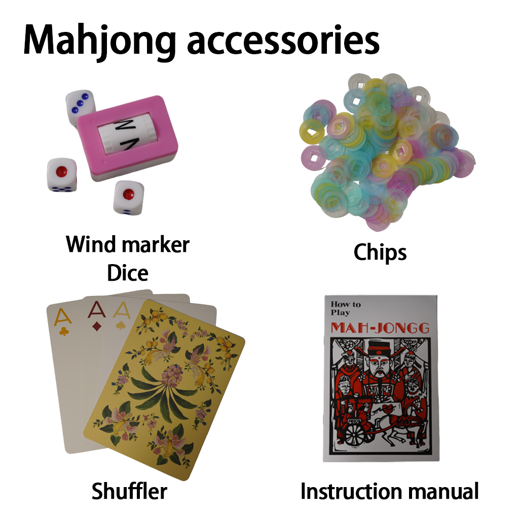 In-Stock 4-Layer Acrylic American Mahjong Set
